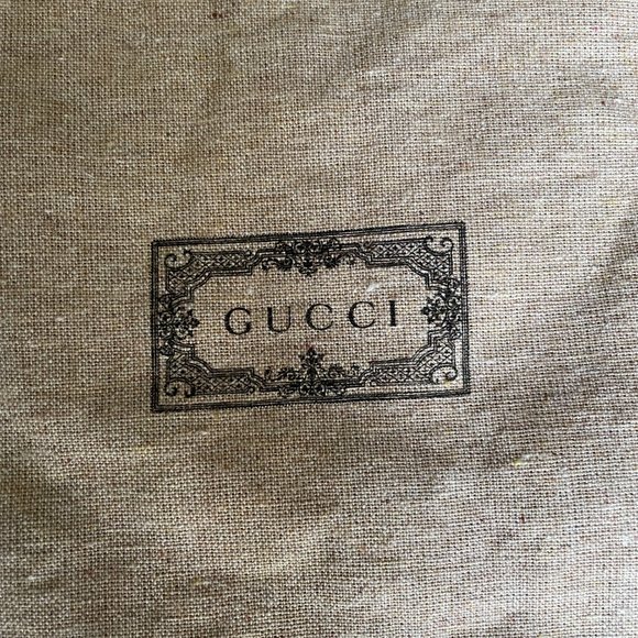 GUCCI Dust Cover Bag 8.5” x 16.5” Inches with Drawstring - Picture 3 of 7